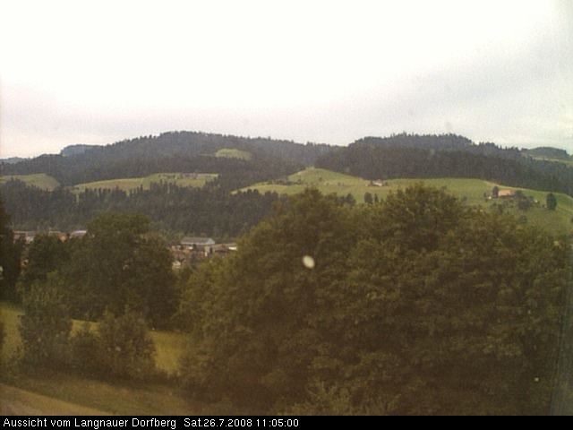 Webcam-Bild: Aussicht vom Dorfberg in Langnau 20080726-110500