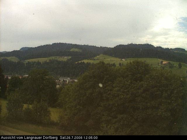 Webcam-Bild: Aussicht vom Dorfberg in Langnau 20080726-120500