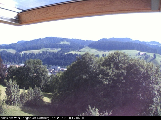 Webcam-Bild: Aussicht vom Dorfberg in Langnau 20080726-170500