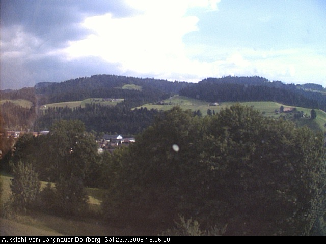 Webcam-Bild: Aussicht vom Dorfberg in Langnau 20080726-180500