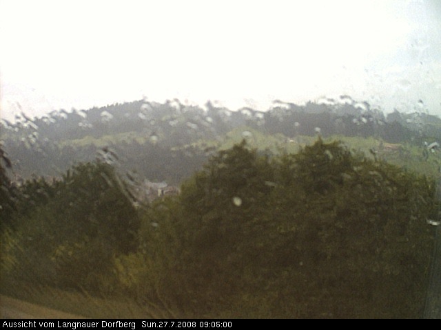 Webcam-Bild: Aussicht vom Dorfberg in Langnau 20080727-090500