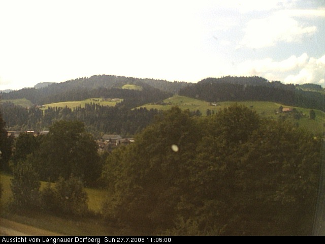 Webcam-Bild: Aussicht vom Dorfberg in Langnau 20080727-110500