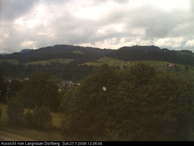 Webcam-Bild: Aussicht vom Dorfberg in Langnau 20080727-120500