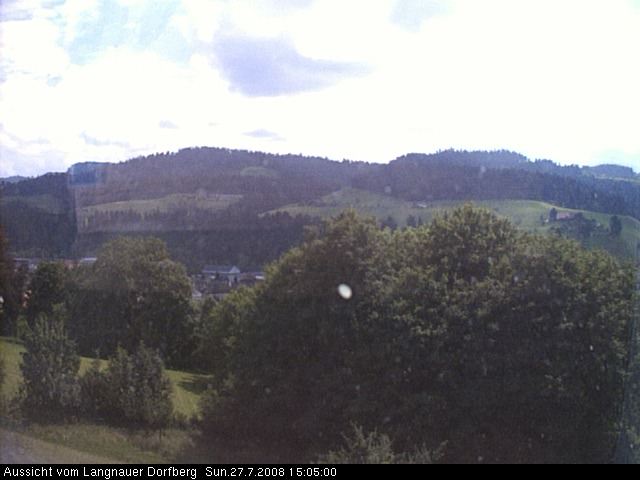 Webcam-Bild: Aussicht vom Dorfberg in Langnau 20080727-150500