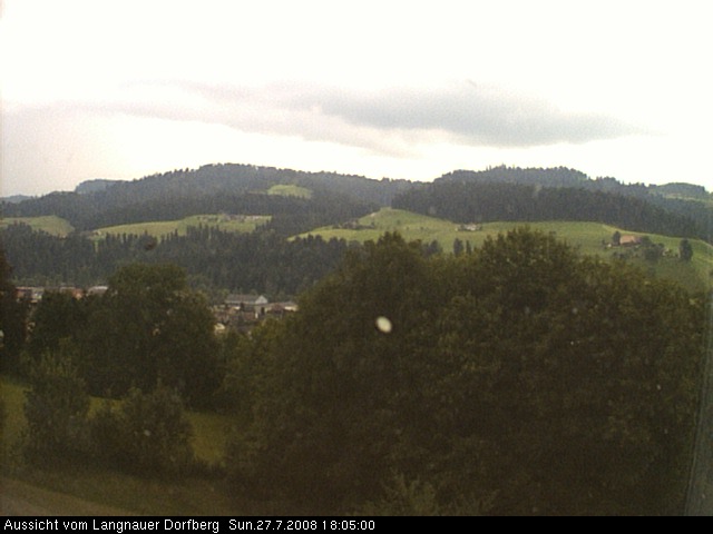 Webcam-Bild: Aussicht vom Dorfberg in Langnau 20080727-180500