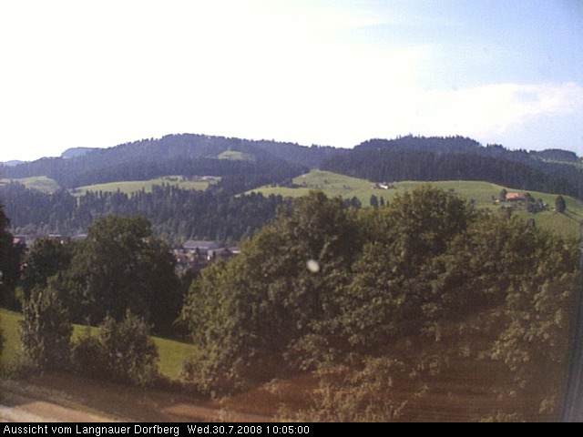 Webcam-Bild: Aussicht vom Dorfberg in Langnau 20080730-100500
