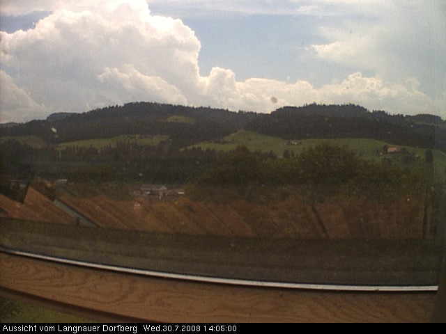 Webcam-Bild: Aussicht vom Dorfberg in Langnau 20080730-140500