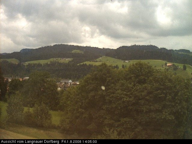 Webcam-Bild: Aussicht vom Dorfberg in Langnau 20080801-140500