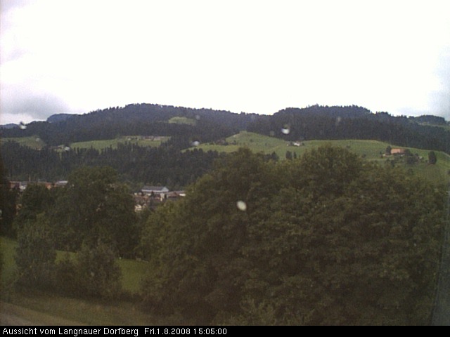 Webcam-Bild: Aussicht vom Dorfberg in Langnau 20080801-150500