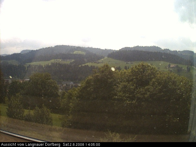 Webcam-Bild: Aussicht vom Dorfberg in Langnau 20080802-140500