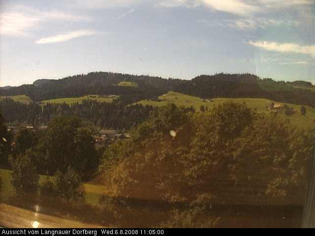 Webcam-Bild: Aussicht vom Dorfberg in Langnau 20080806-110500