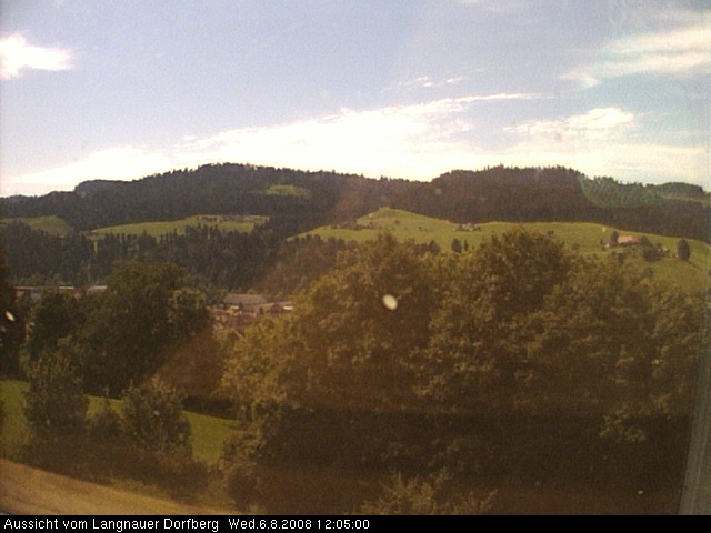 Webcam-Bild: Aussicht vom Dorfberg in Langnau 20080806-120500