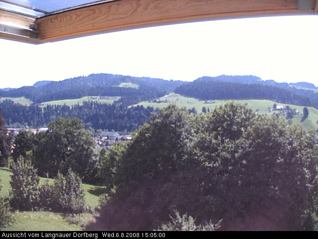 Webcam-Bild: Aussicht vom Dorfberg in Langnau 20080806-150500
