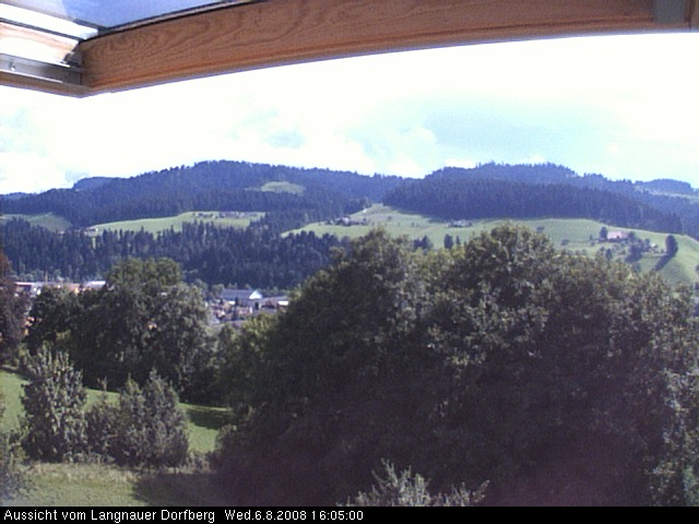 Webcam-Bild: Aussicht vom Dorfberg in Langnau 20080806-160500