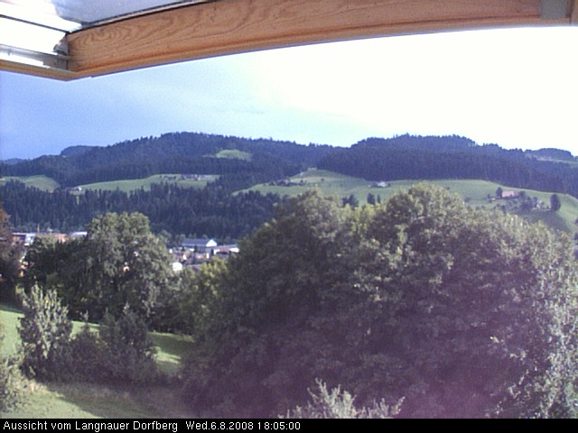 Webcam-Bild: Aussicht vom Dorfberg in Langnau 20080806-180500