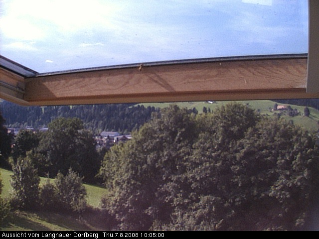 Webcam-Bild: Aussicht vom Dorfberg in Langnau 20080807-100500