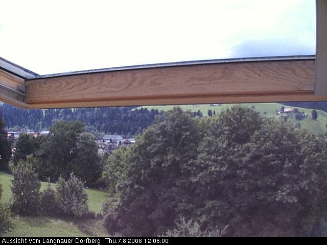 Webcam-Bild: Aussicht vom Dorfberg in Langnau 20080807-120500