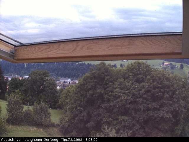 Webcam-Bild: Aussicht vom Dorfberg in Langnau 20080807-150500