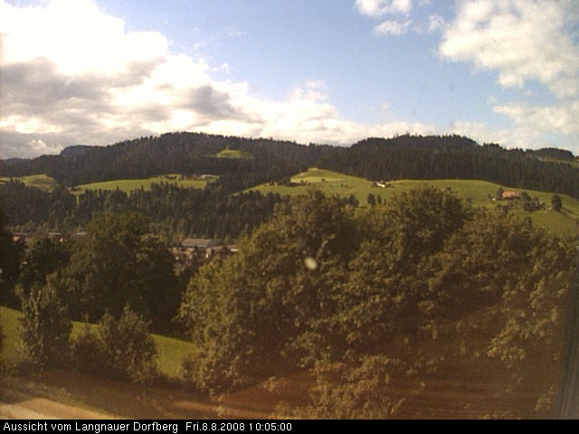 Webcam-Bild: Aussicht vom Dorfberg in Langnau 20080808-100500