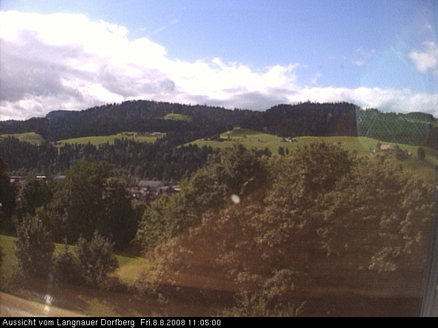 Webcam-Bild: Aussicht vom Dorfberg in Langnau 20080808-110500