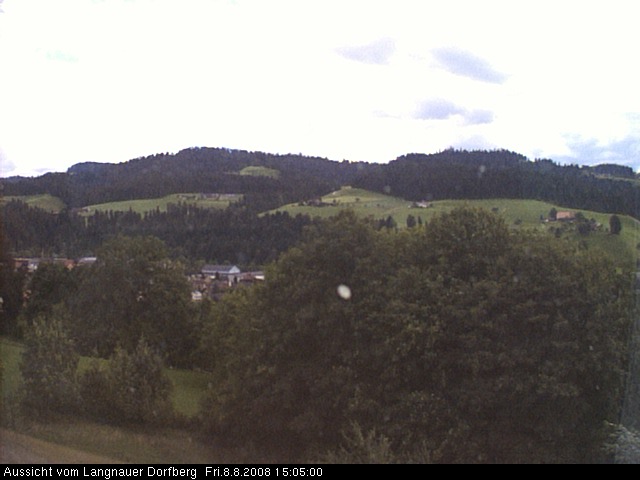 Webcam-Bild: Aussicht vom Dorfberg in Langnau 20080808-150500