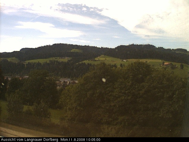 Webcam-Bild: Aussicht vom Dorfberg in Langnau 20080811-100500