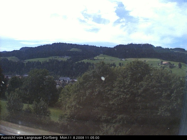 Webcam-Bild: Aussicht vom Dorfberg in Langnau 20080811-110500