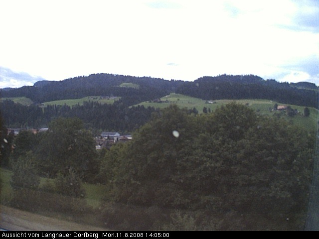 Webcam-Bild: Aussicht vom Dorfberg in Langnau 20080811-140500