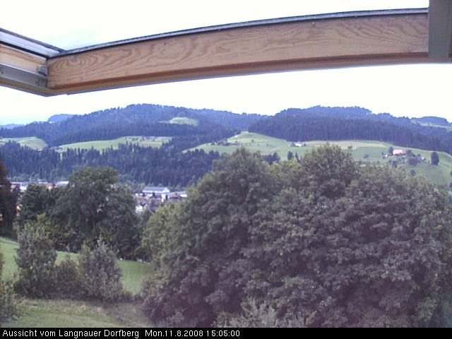 Webcam-Bild: Aussicht vom Dorfberg in Langnau 20080811-150500
