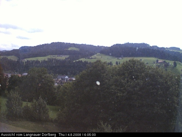 Webcam-Bild: Aussicht vom Dorfberg in Langnau 20080814-160500