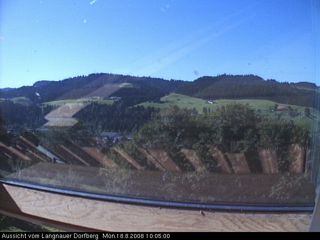 Webcam-Bild: Aussicht vom Dorfberg in Langnau 20080818-100500