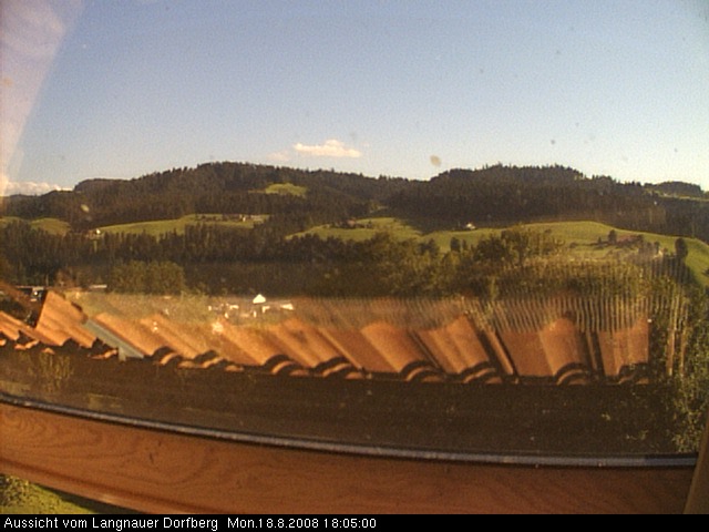 Webcam-Bild: Aussicht vom Dorfberg in Langnau 20080818-180500