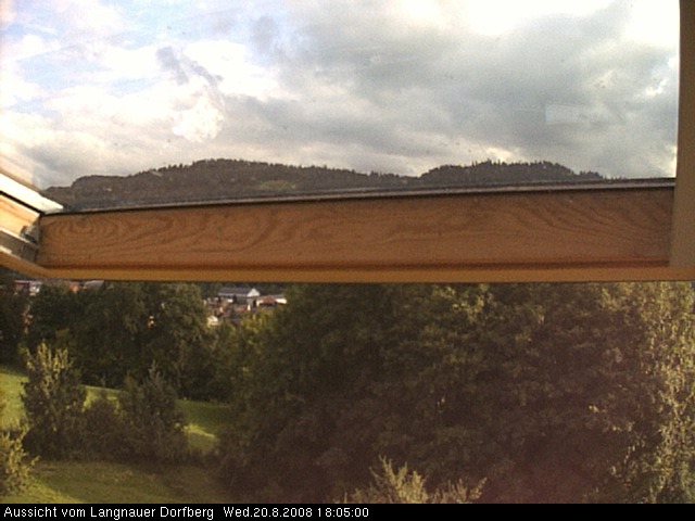 Webcam-Bild: Aussicht vom Dorfberg in Langnau 20080820-180500