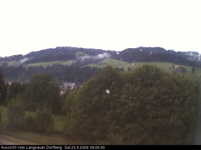 Webcam-Bild: Aussicht vom Dorfberg in Langnau 20080823-080500