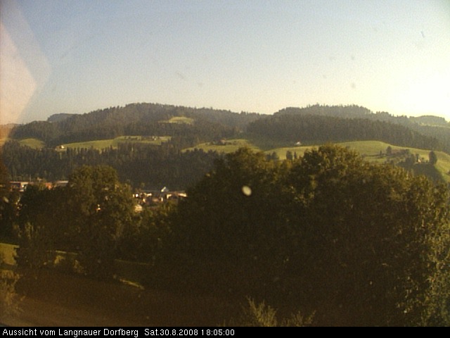 Webcam-Bild: Aussicht vom Dorfberg in Langnau 20080830-180500