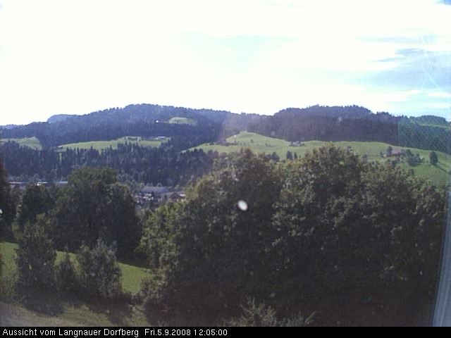 Webcam-Bild: Aussicht vom Dorfberg in Langnau 20080905-120500