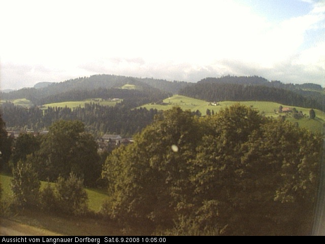 Webcam-Bild: Aussicht vom Dorfberg in Langnau 20080906-100500