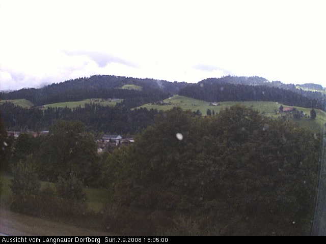 Webcam-Bild: Aussicht vom Dorfberg in Langnau 20080907-150500