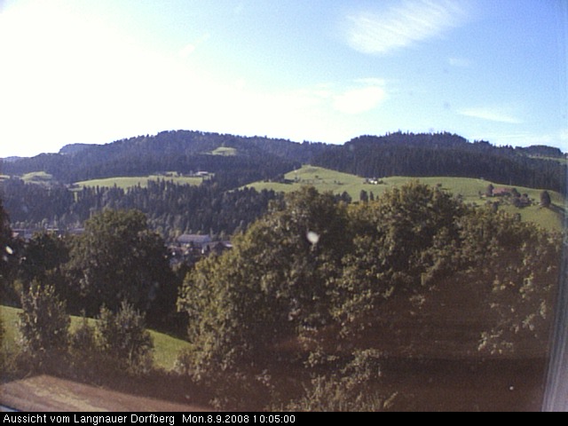 Webcam-Bild: Aussicht vom Dorfberg in Langnau 20080908-100500