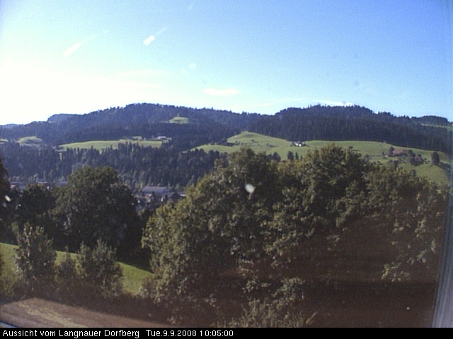 Webcam-Bild: Aussicht vom Dorfberg in Langnau 20080909-100500