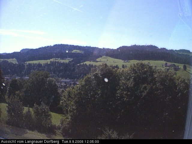 Webcam-Bild: Aussicht vom Dorfberg in Langnau 20080909-120500