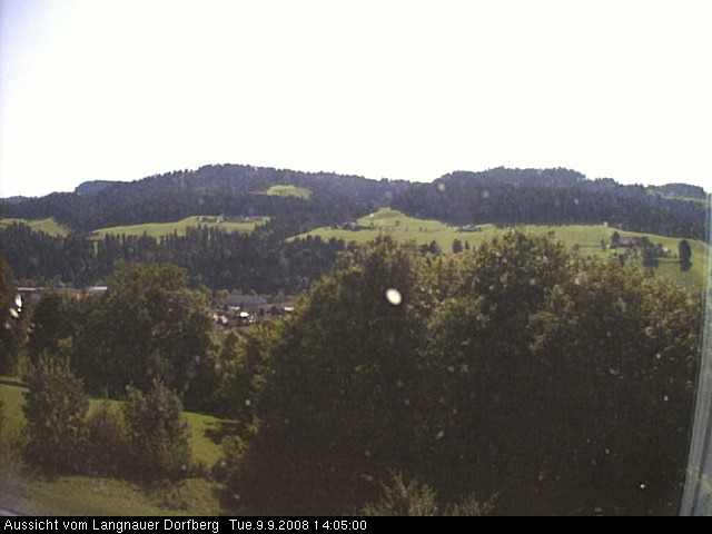 Webcam-Bild: Aussicht vom Dorfberg in Langnau 20080909-140500