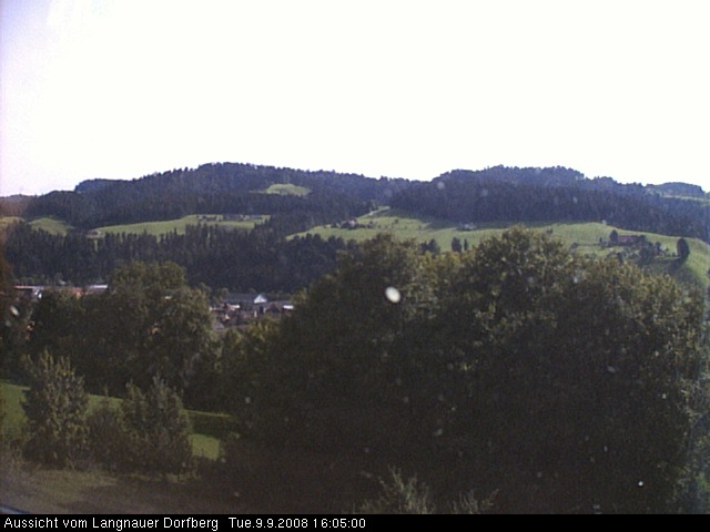 Webcam-Bild: Aussicht vom Dorfberg in Langnau 20080909-160500