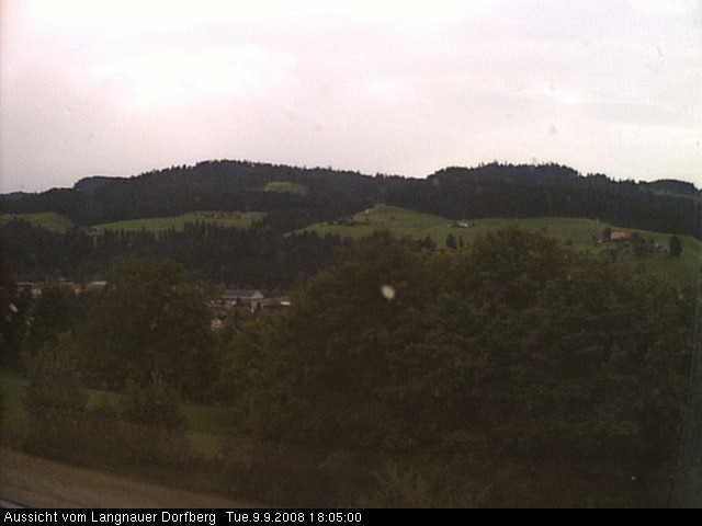Webcam-Bild: Aussicht vom Dorfberg in Langnau 20080909-180500
