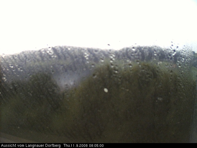 Webcam-Bild: Aussicht vom Dorfberg in Langnau 20080911-080500