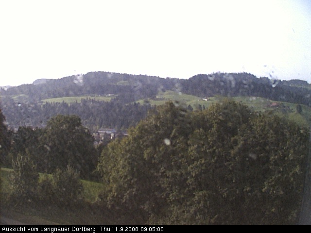 Webcam-Bild: Aussicht vom Dorfberg in Langnau 20080911-090500