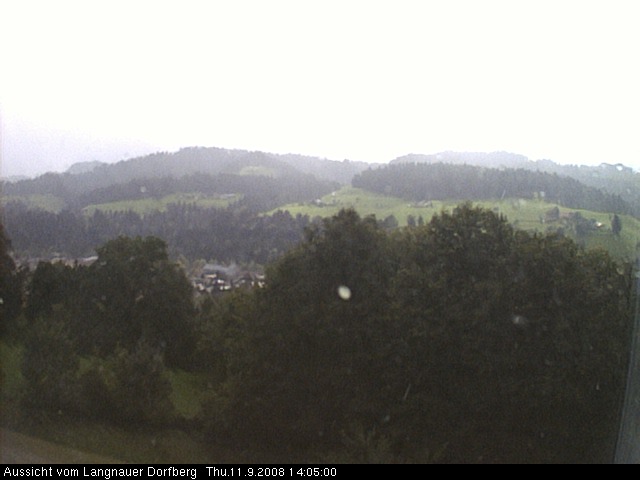 Webcam-Bild: Aussicht vom Dorfberg in Langnau 20080911-140500