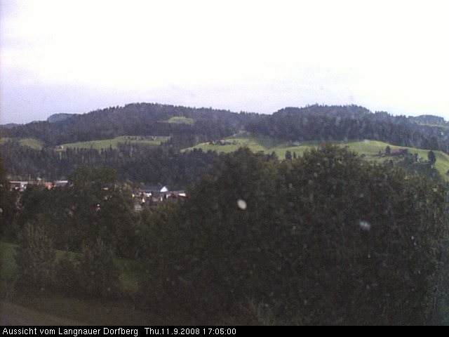 Webcam-Bild: Aussicht vom Dorfberg in Langnau 20080911-170500