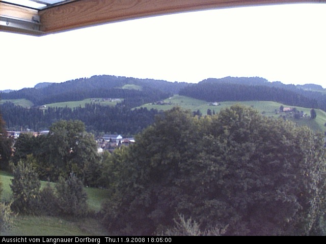 Webcam-Bild: Aussicht vom Dorfberg in Langnau 20080911-180500