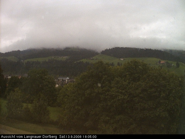 Webcam-Bild: Aussicht vom Dorfberg in Langnau 20080913-180500